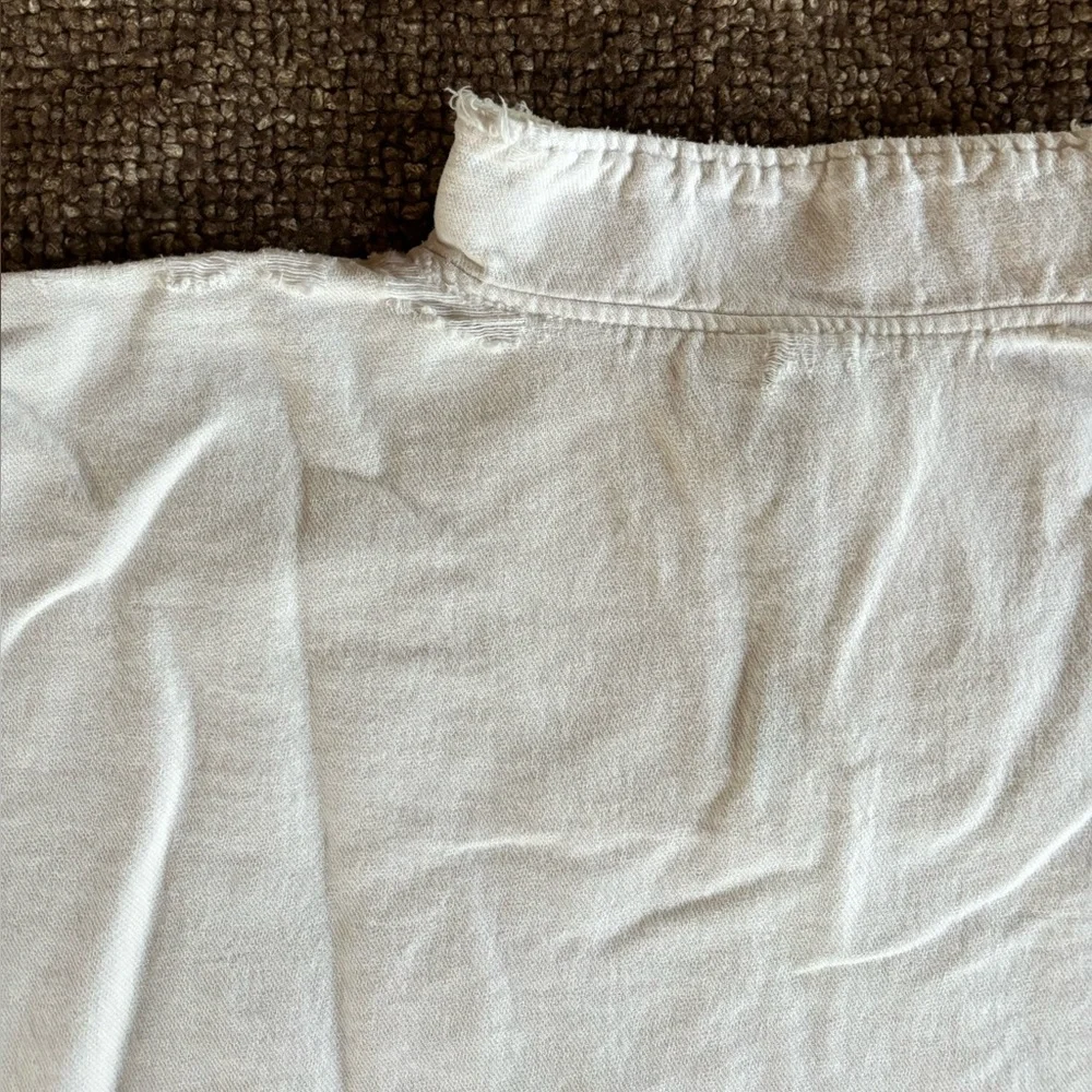 Vintage Distressed Cotton 1/4 Zip Pullover - Picture 11 of 14